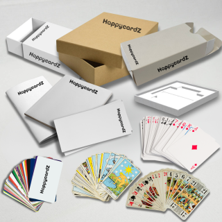 Configurateur de jeu de cartes avec boite avec/sans notice